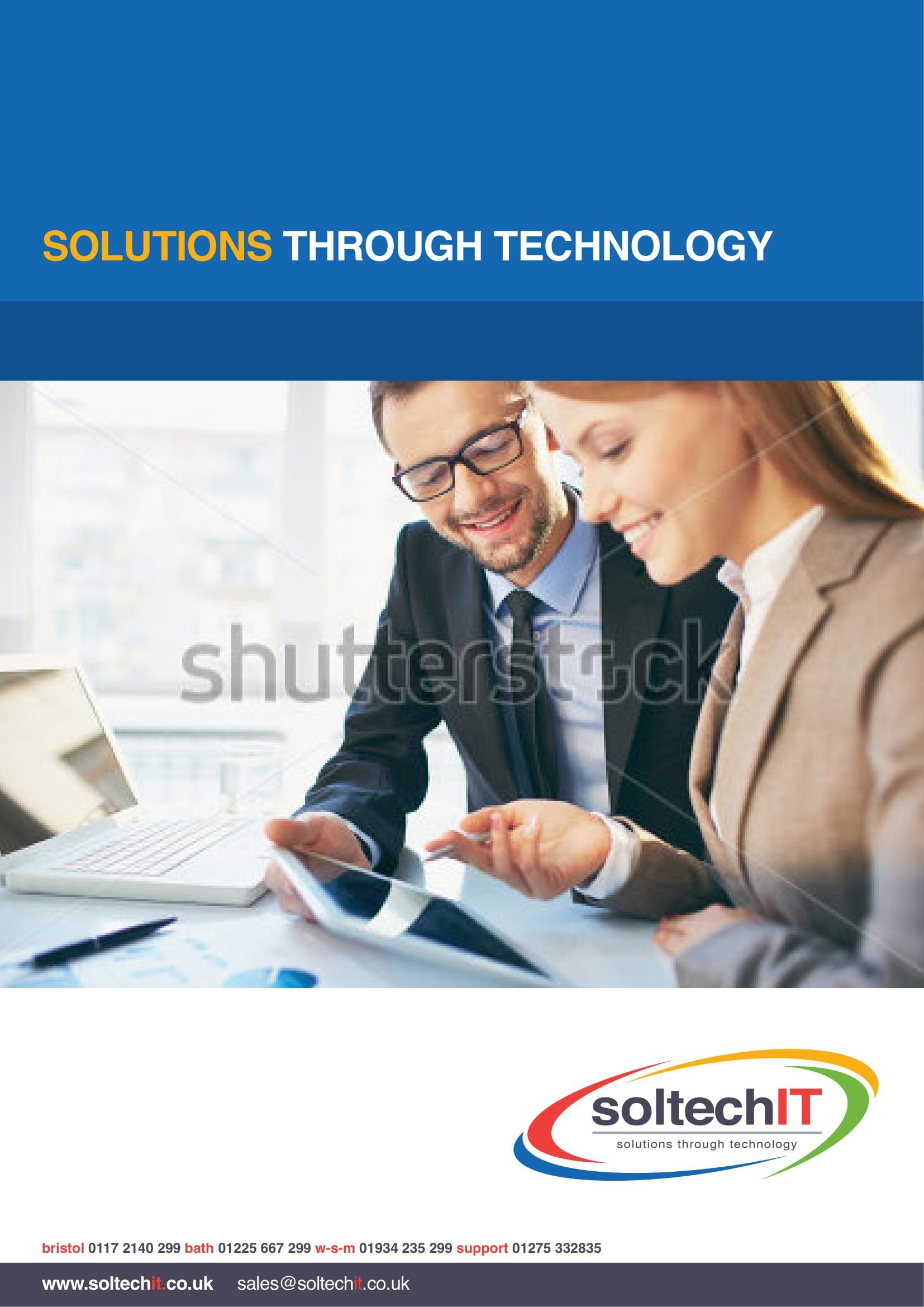 Website Sorted Graphic Design Services | Soltech IT Business Brochure Design