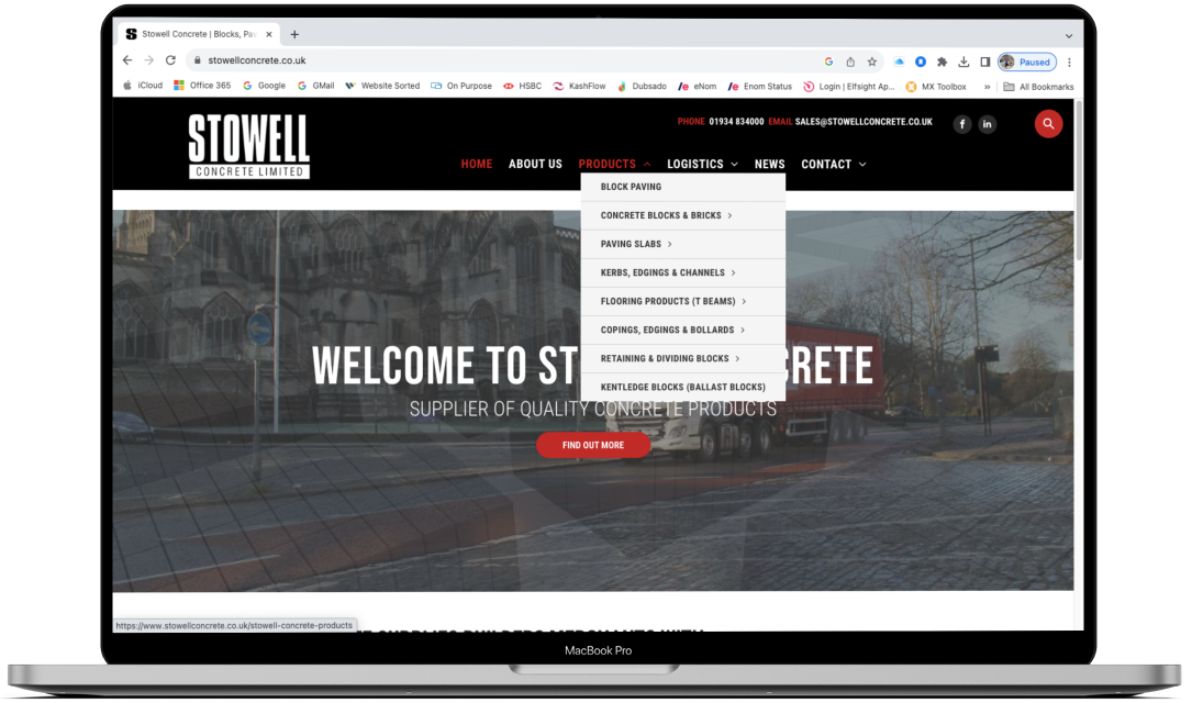 Construction & Building Website Design| Website Portfolio