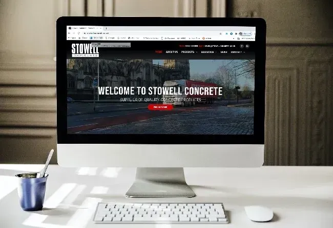 Website Design for Stowell Concrete, Bristol