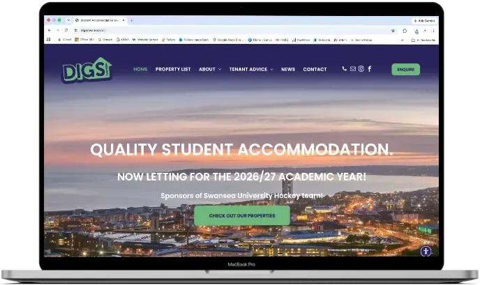 Branding & Logo Design for Digs Swansea Lettings