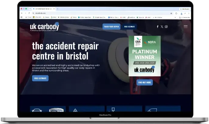 Automotive Business Website Design | Website Portfolio