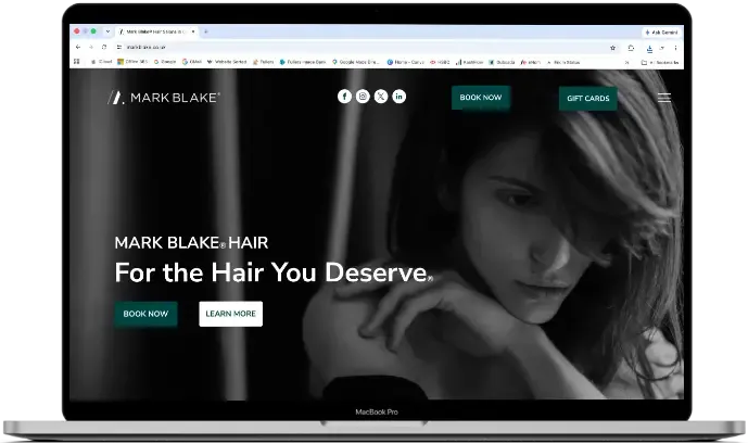 Hair Salon Website Design | Website Portfolio
