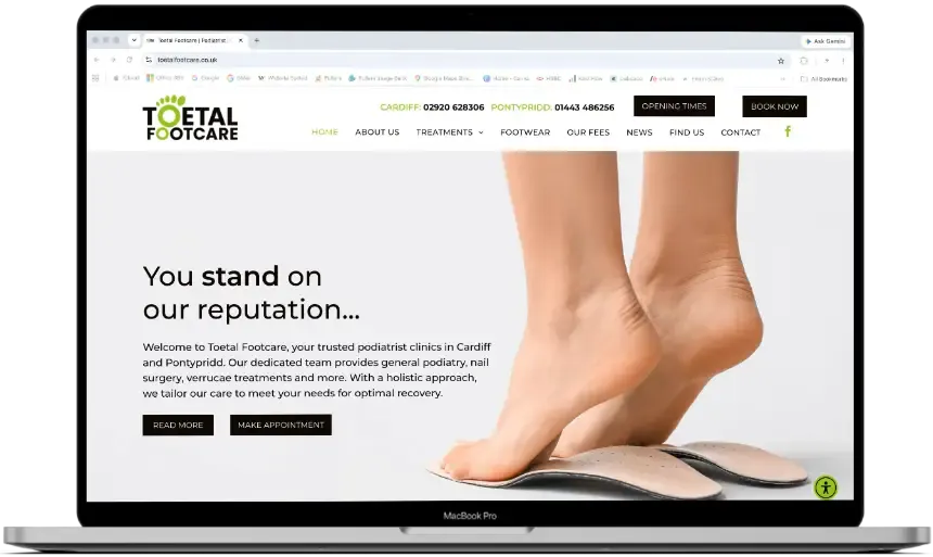 Branding & Logo Design for Toetal Footcare