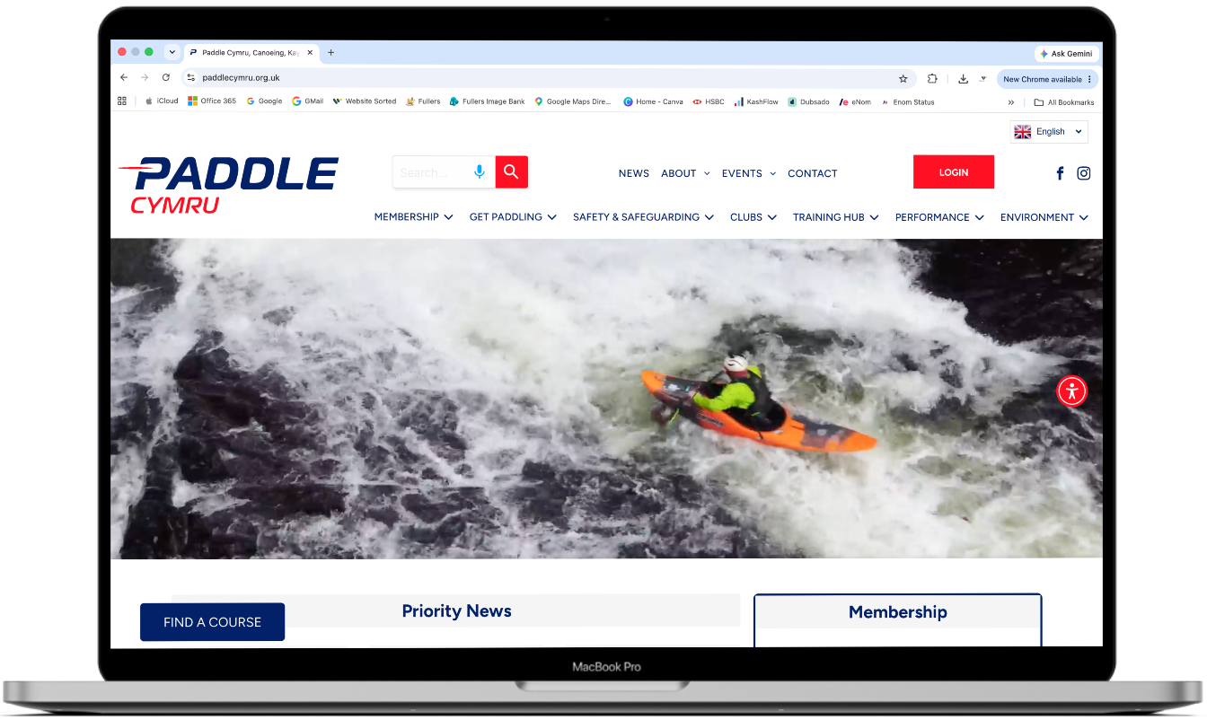Sports & Activities Website Design| Website Portfolio