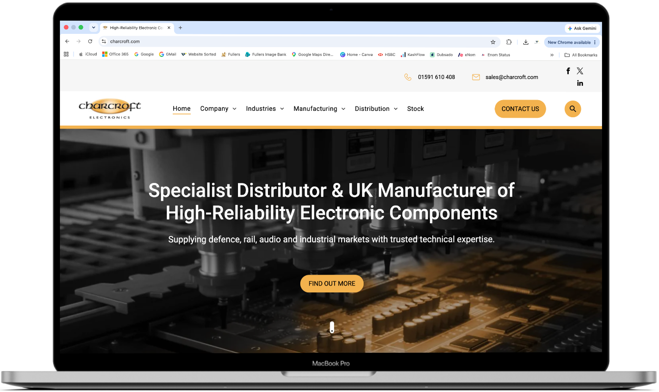 Manufacturing Website Design | Website Portfolio