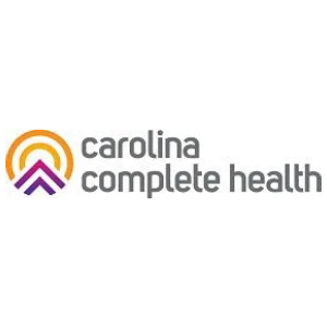 The Carolina Complete Health logo featuring a purple house-shaped icon beneath two yellow semi-circles.