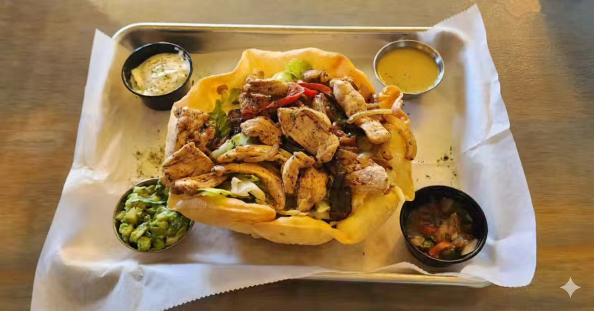 pub food, restaurant, bar, taphouse, Slidell, Louisiana, Taco Salad