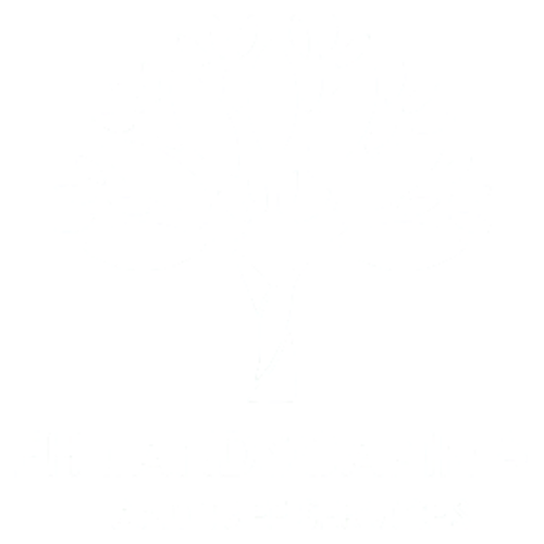 EH Landscaping & Tree Services Logo in white