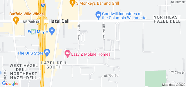 Map of business location