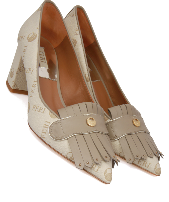 FERI - Louise Shoes - Beige Monogram