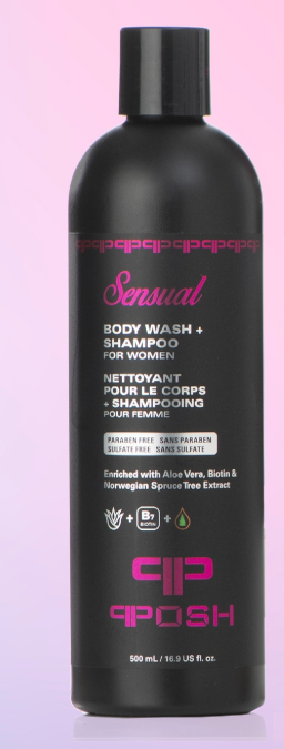 POSH SENSUAL - Body Wash + Shampoo For Women