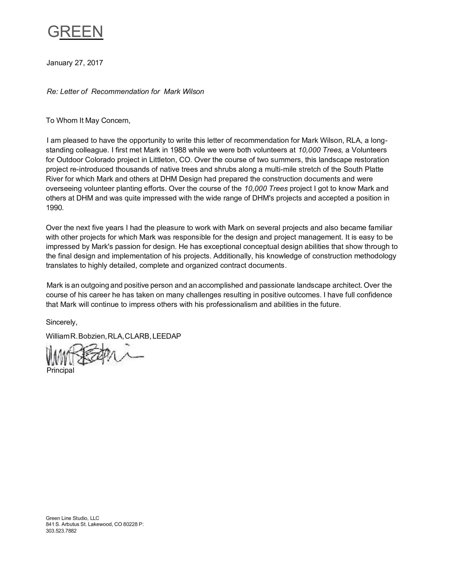 Blurry scanned business letter on white paper with a handwritten signature near the bottom.