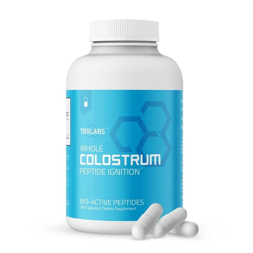 Colostrum (TBR Labs) 1,500 mg- (Whole Bio Active Peptide Ignition)- 180 caps