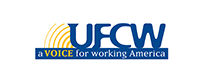 UFCW logo with blue text on white background and yellow arcs.