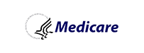 Medicare logo with a stylized bird icon and text