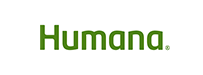 Humana logo in green text.
