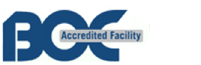 BOC logo, dark blue letters with