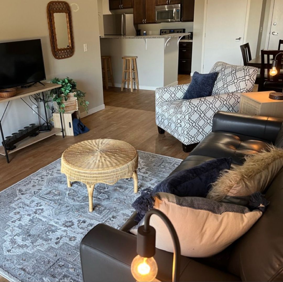 bohemian style living room