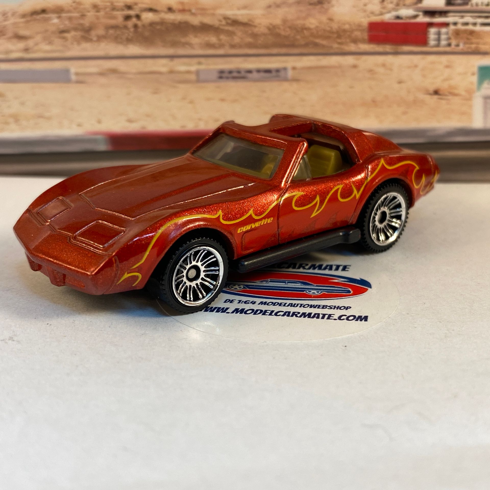 Chevrolet Corvette 1956 Noire Matchbox 1/43 - Collection