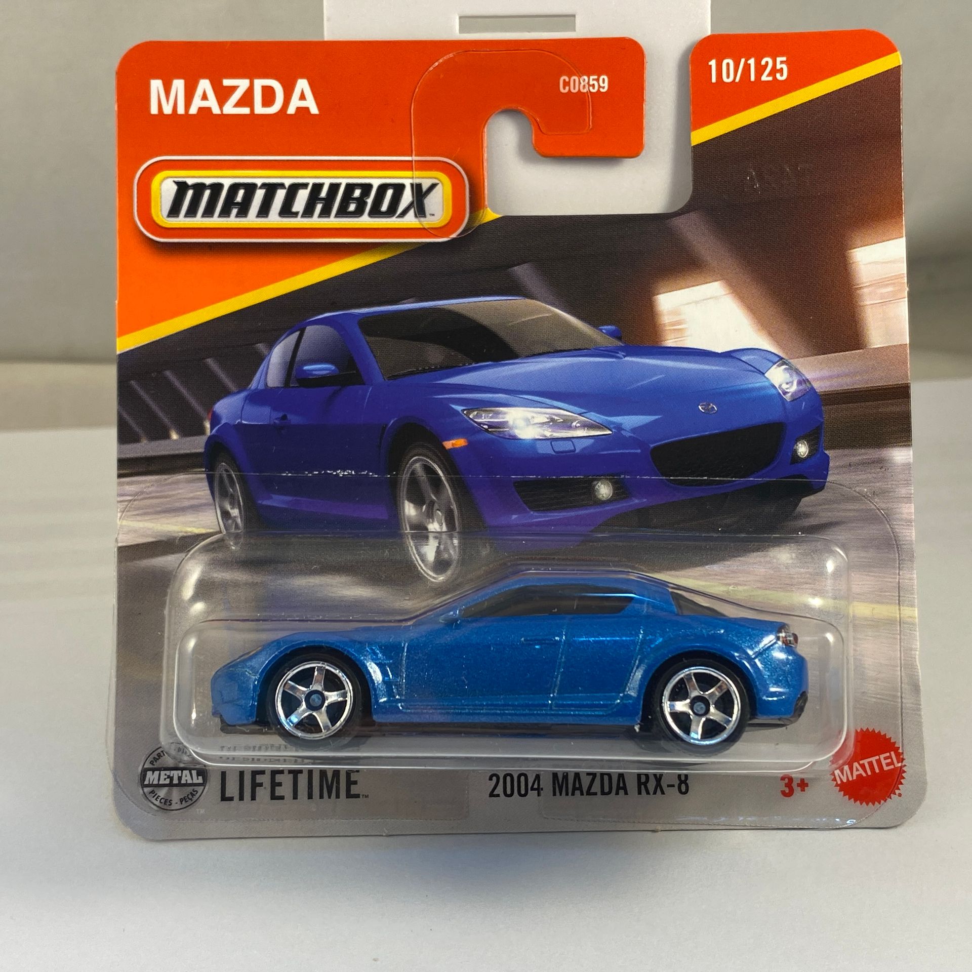 Matchbox Mazda RX-8 1:64 – Schwarzes Modellauto, 2004er Modell, Ab 3 Jahre