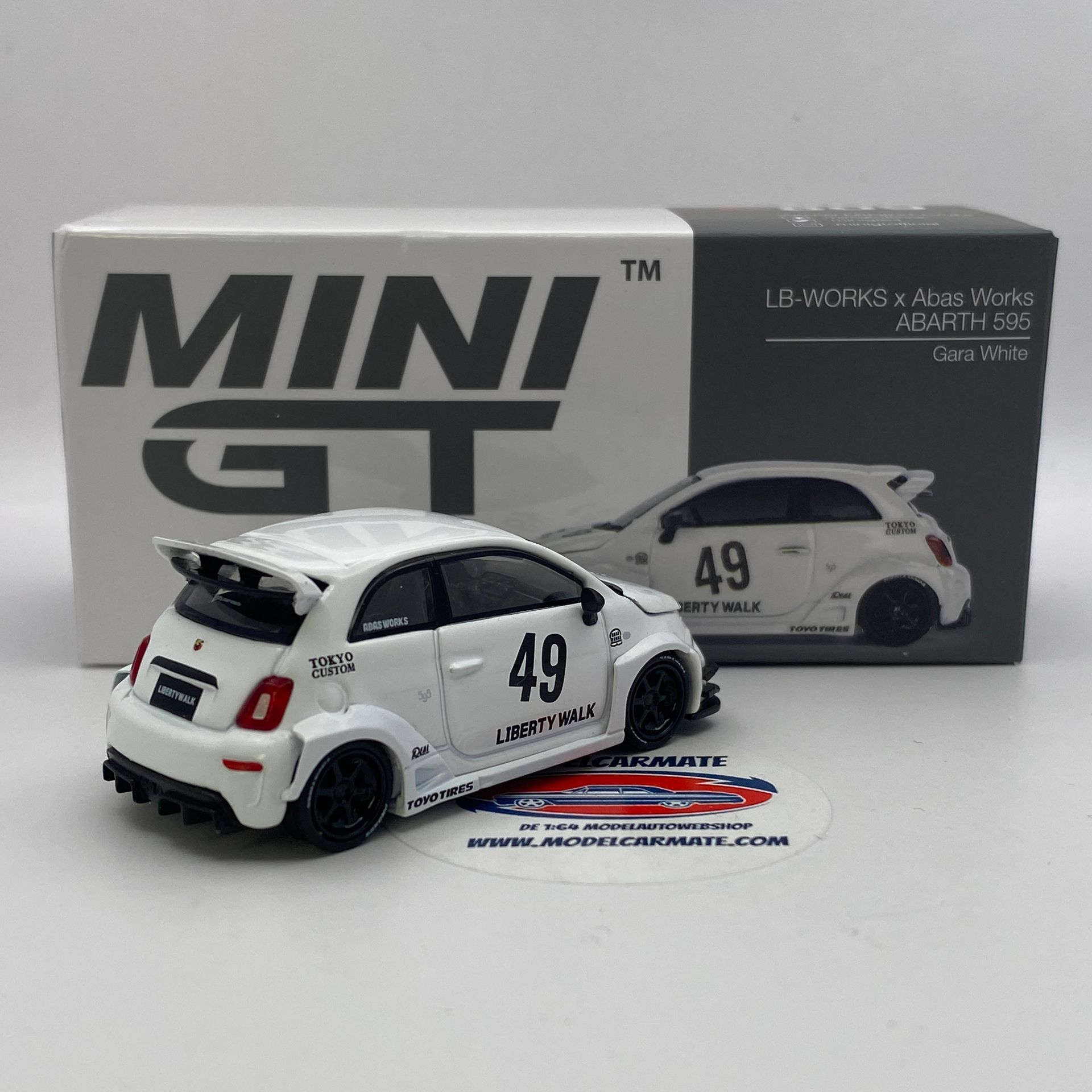 Mini GT - LB-Works x Abas Works Abarth 595 #809