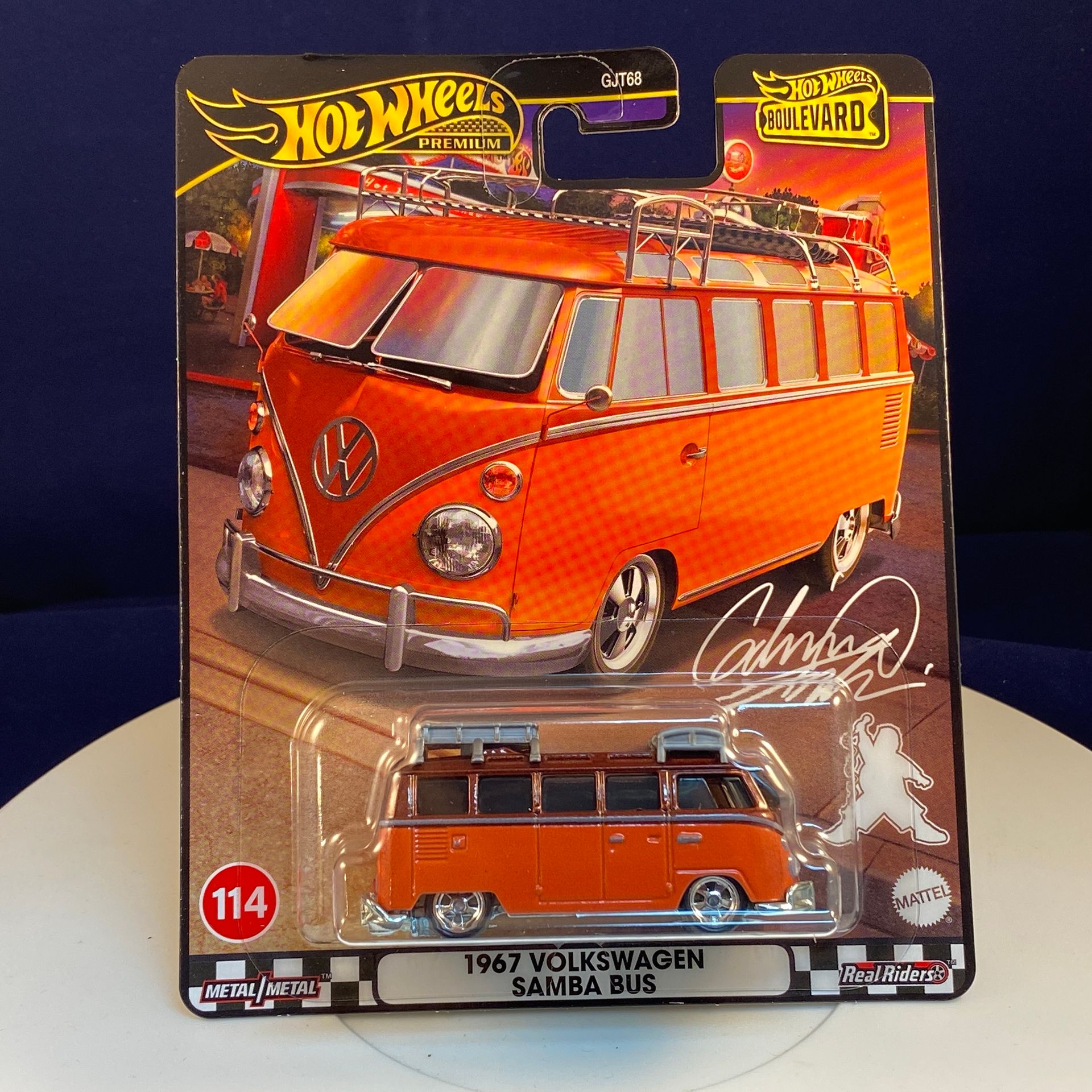 Hot Wheels Premium Boulevard 1967 Volkswagen Samba Bus #114