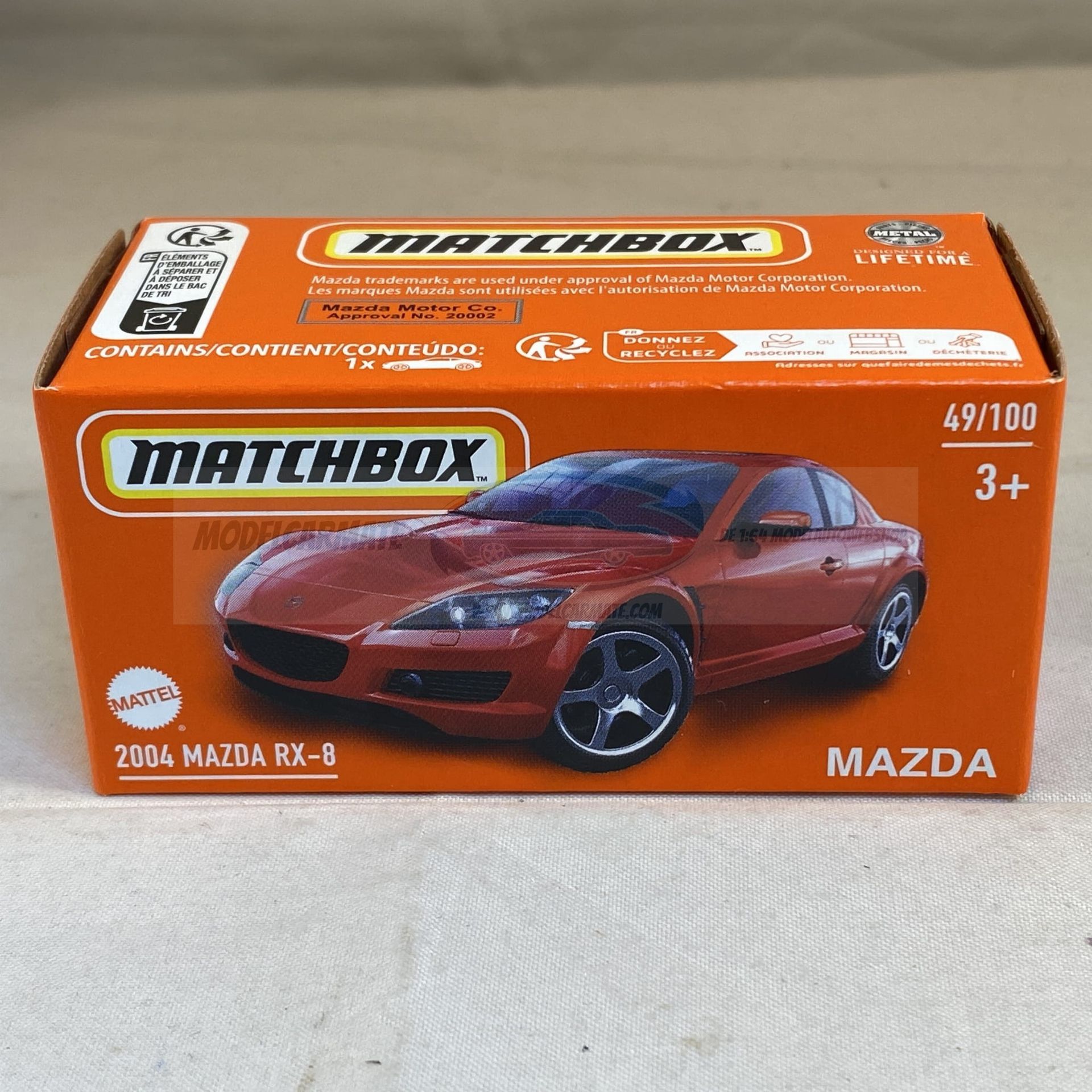 Matchbox Power Grab - 2004 Mazda RX-8