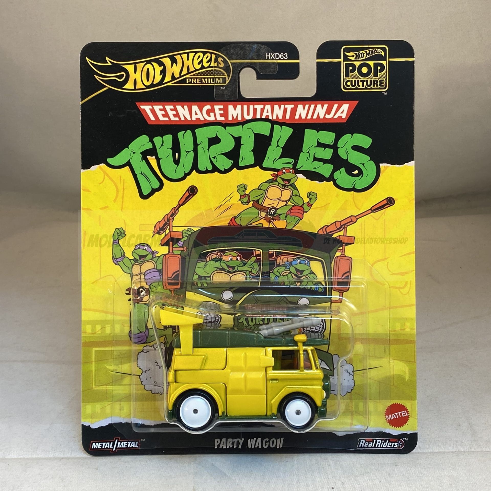 Hot Wheels Pop Culture - Teenage Mutant Ninja Turtles - Party Wagon