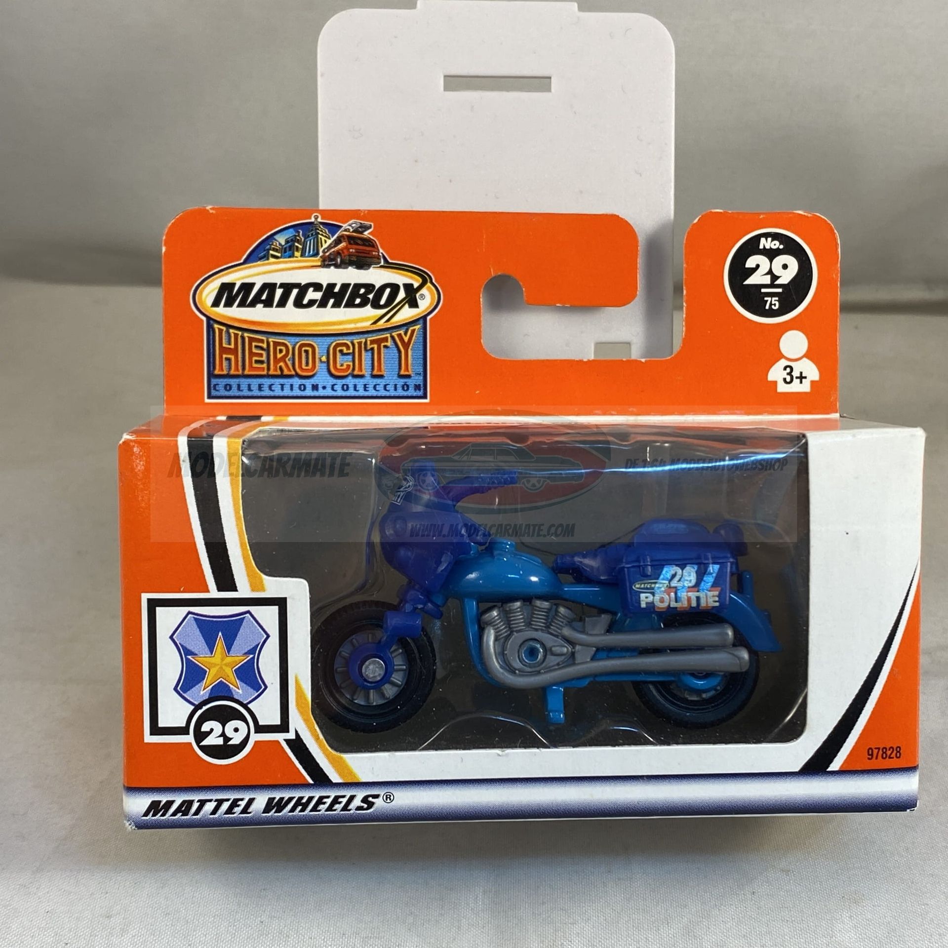 Matchbox Hero City - Police Motorcycle #29