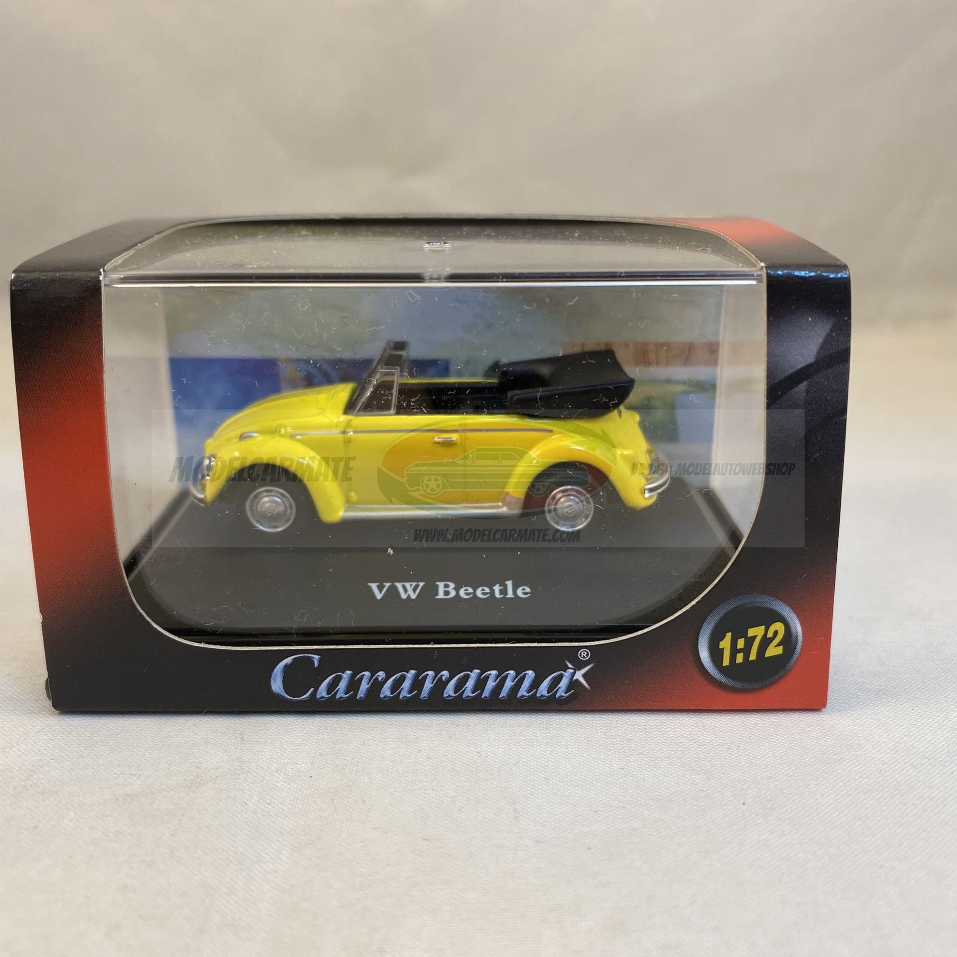 Cararama Volkswagen Beetle - Kever Cabriolet (open)