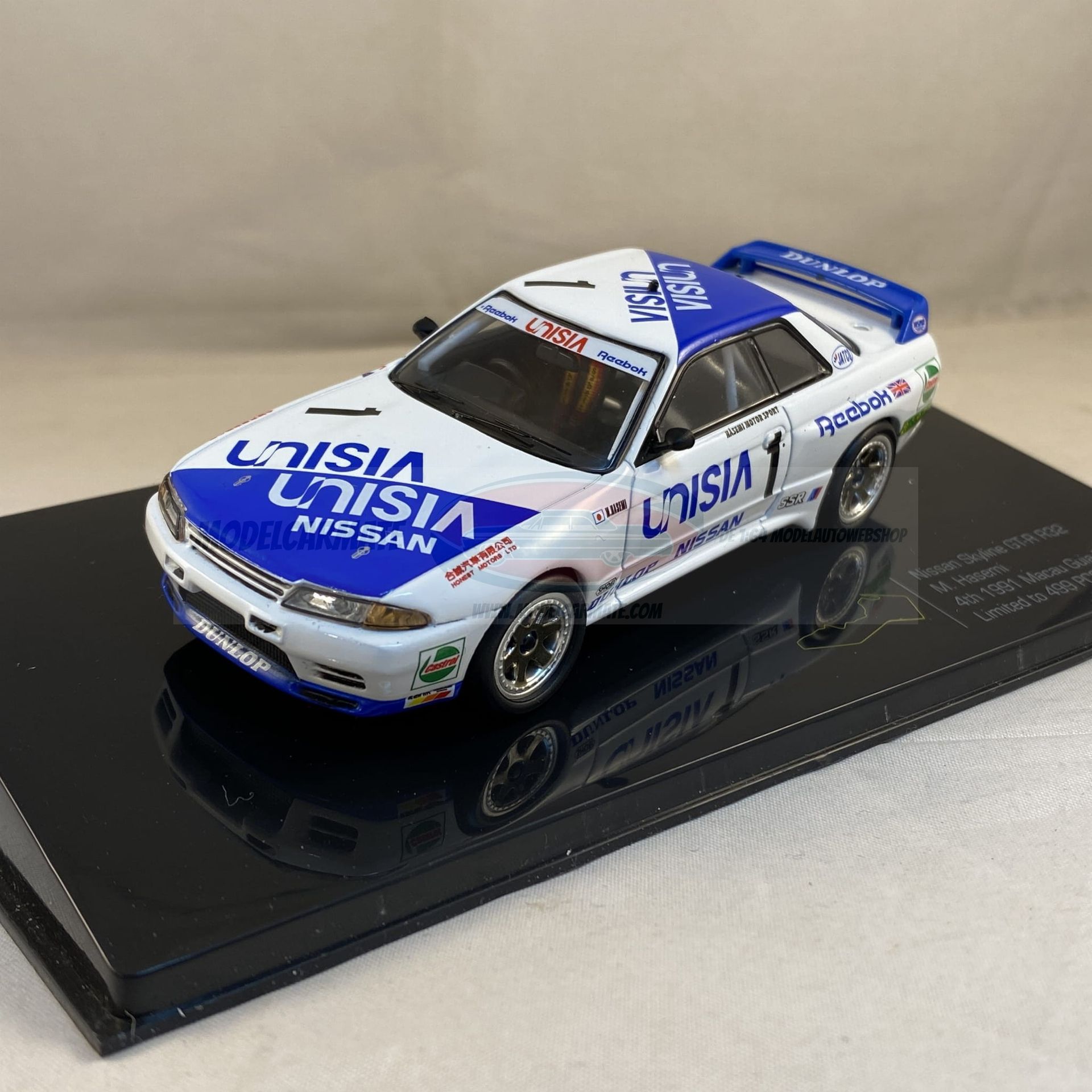 IXO  1991 Nissan Skyline GT-R R32 Macau Guia Race Hasemi