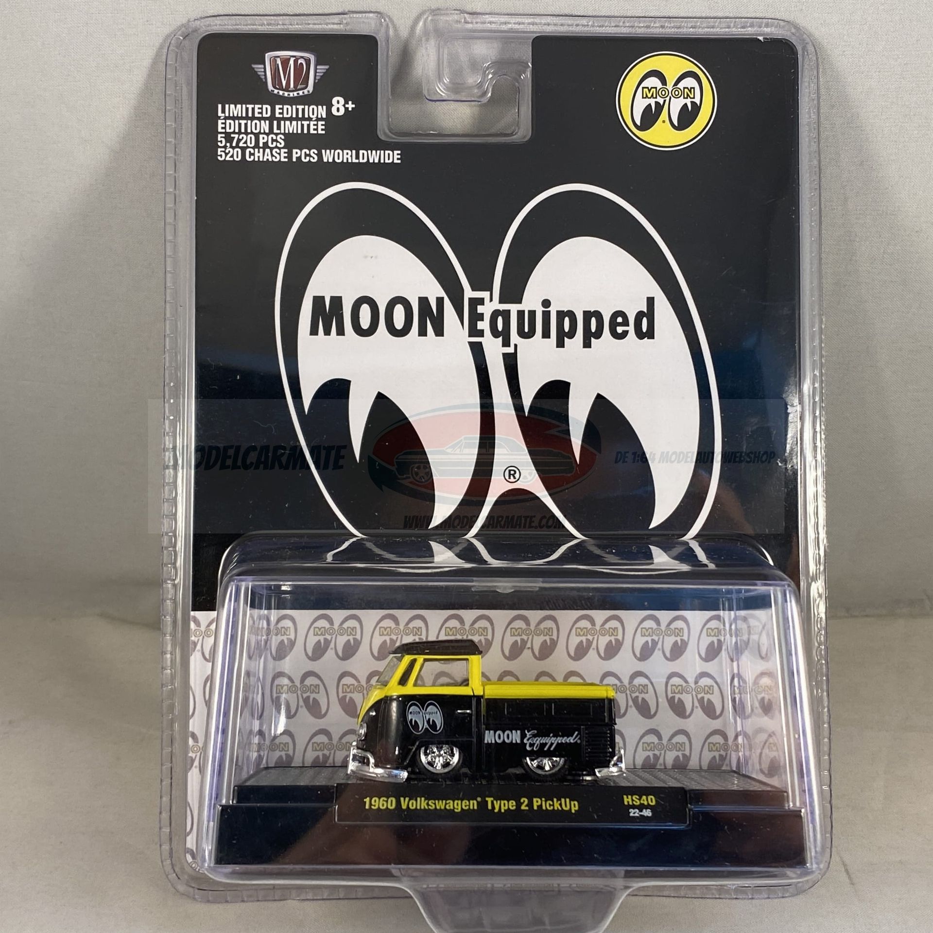 M2 Machines - 1960 Volkswagen Type2 PickUp - Mooneyes - Moon Equipped