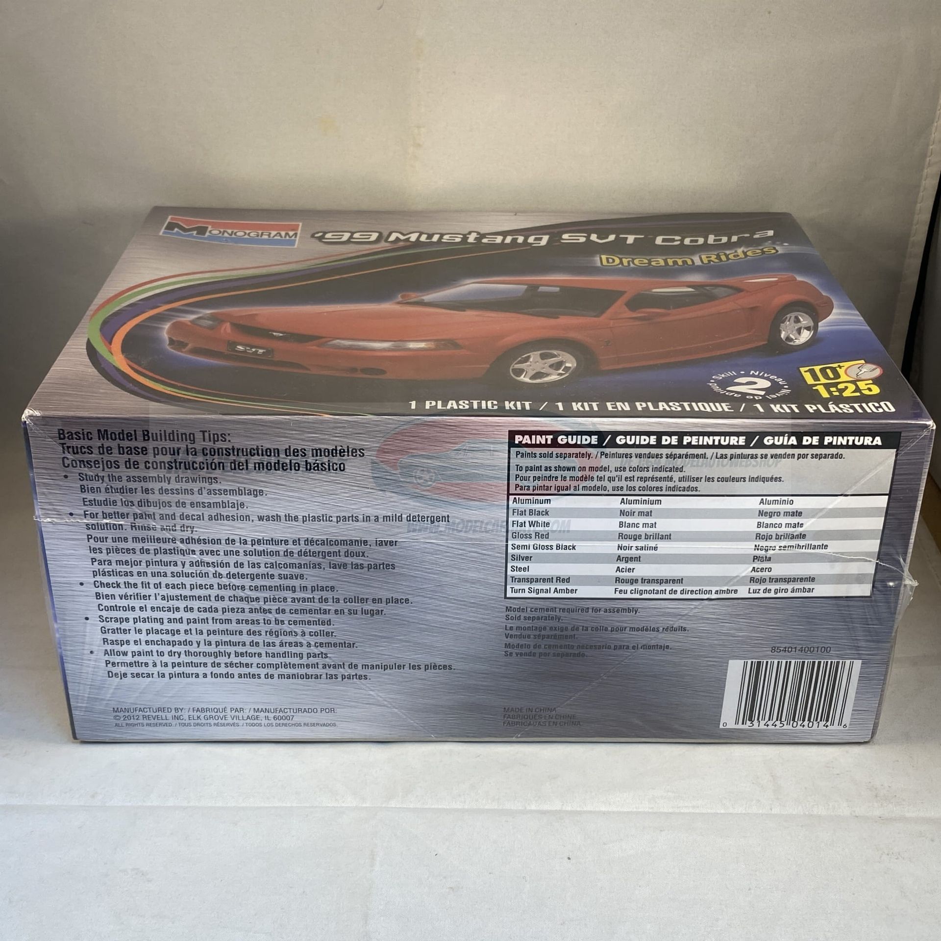 Monogramma Mustang SVT Cobra del '99 - Kit modello 1:25