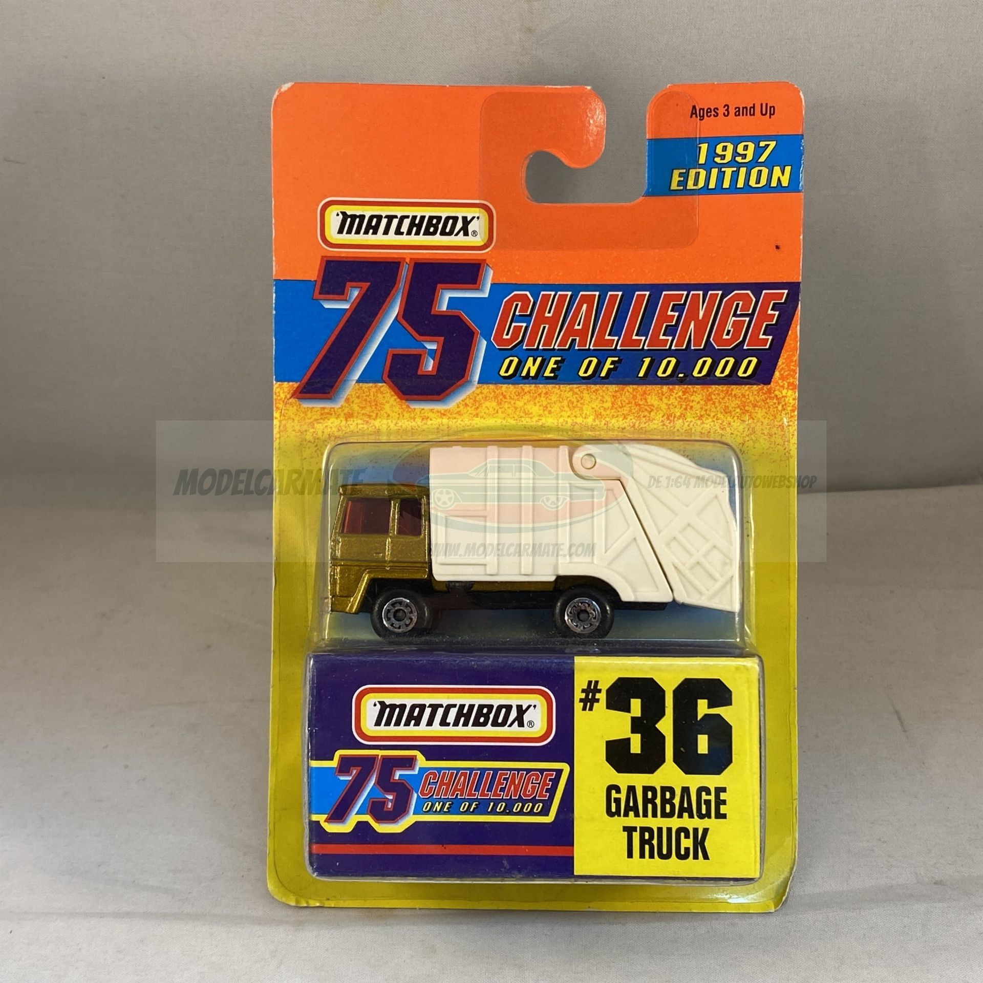 Matchbox 75 Challenge #36 Garbage Truck