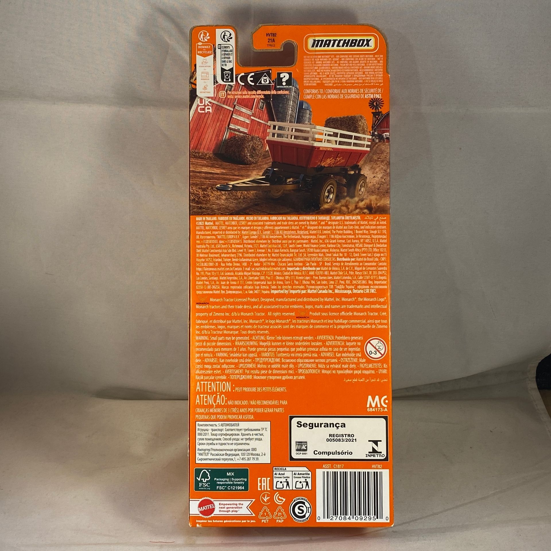 Matchbox 5 Pack - MBX Farm Rigs (HVT82)