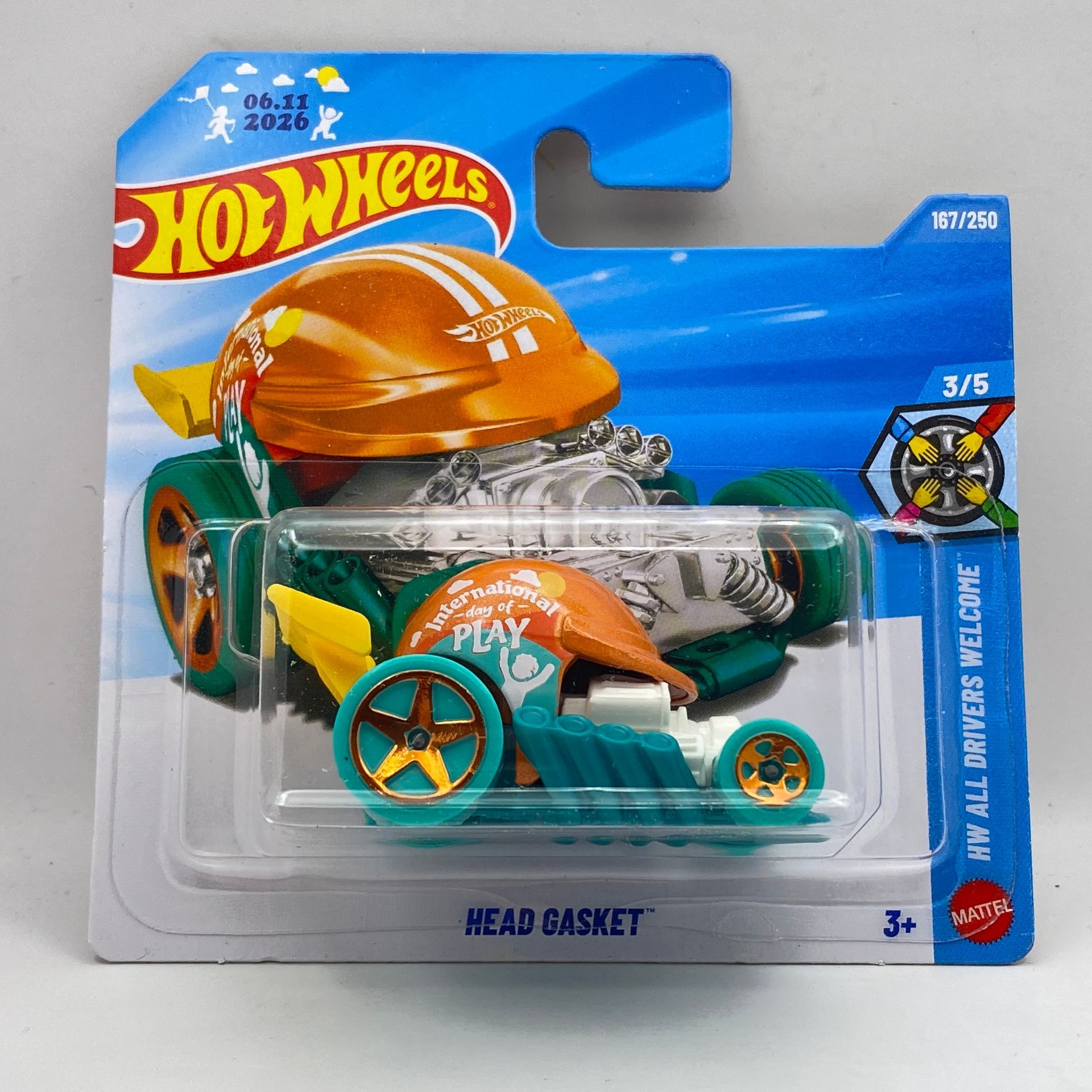 Hot Wheels Head Gasket - International Day Of Play (J26)