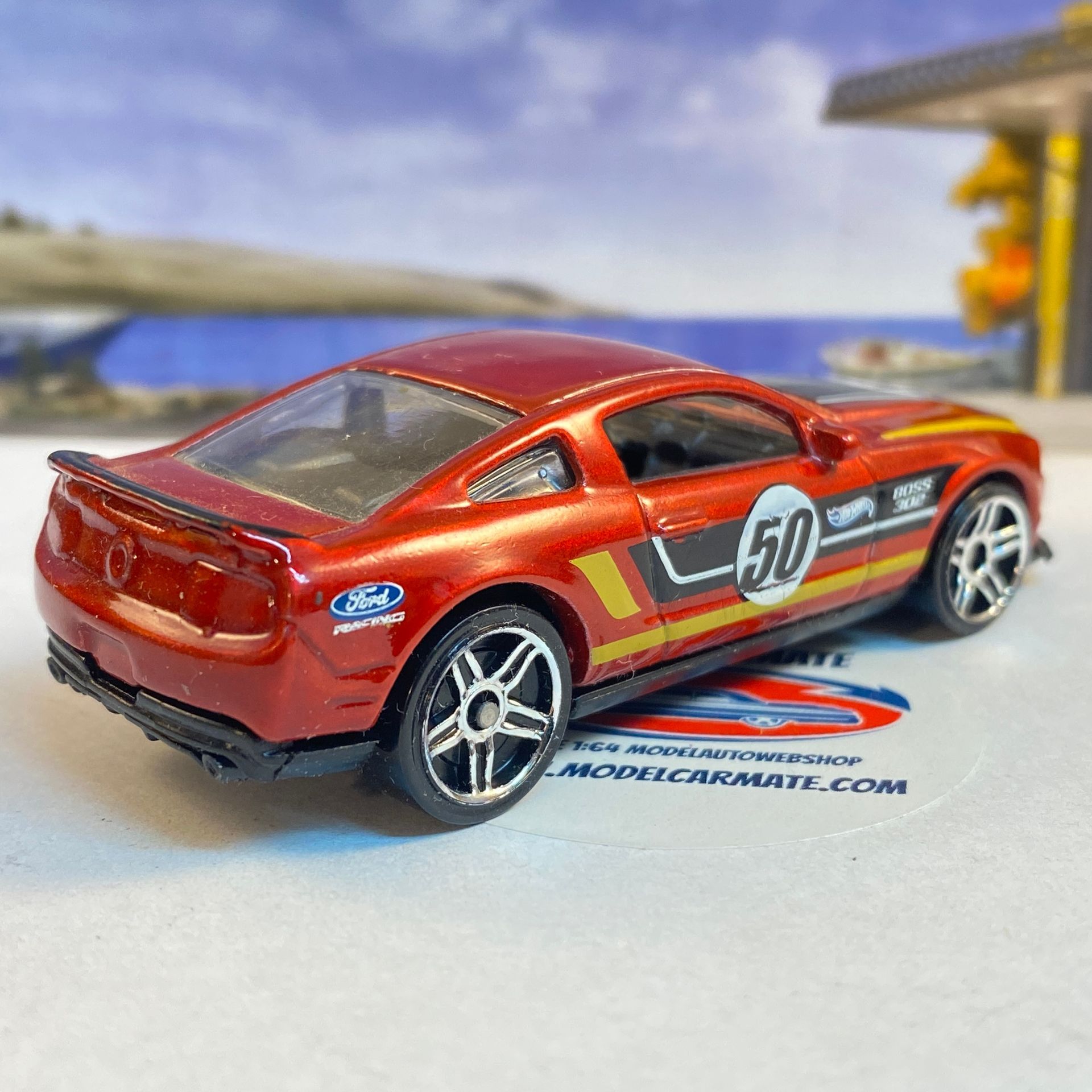 Hot Wheels '12 Ford Mustang Boss 302 Laguna Seca