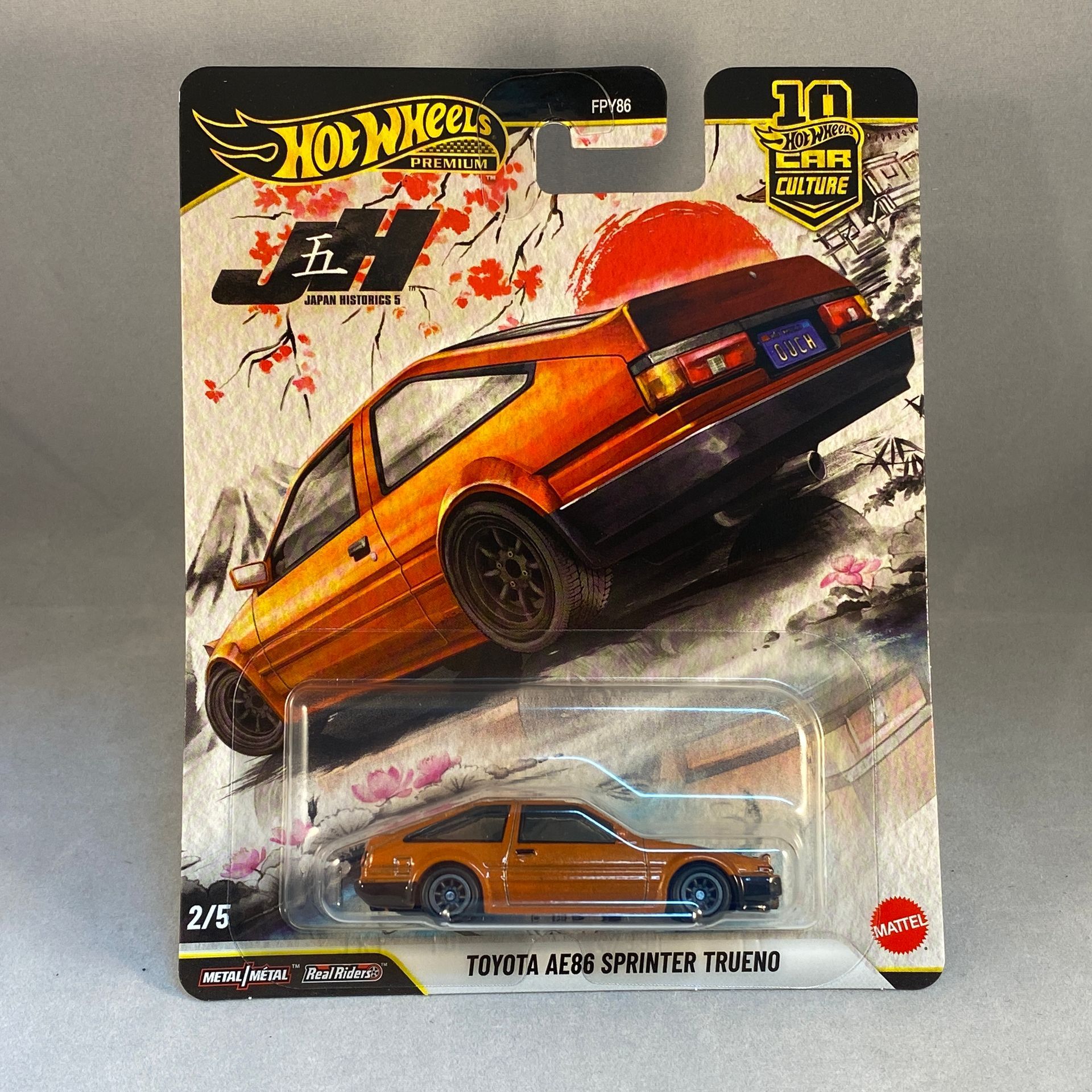 Hot Wheels Car Culture Japan Historics 5 - Toyota AE86 Sprinter Trueno