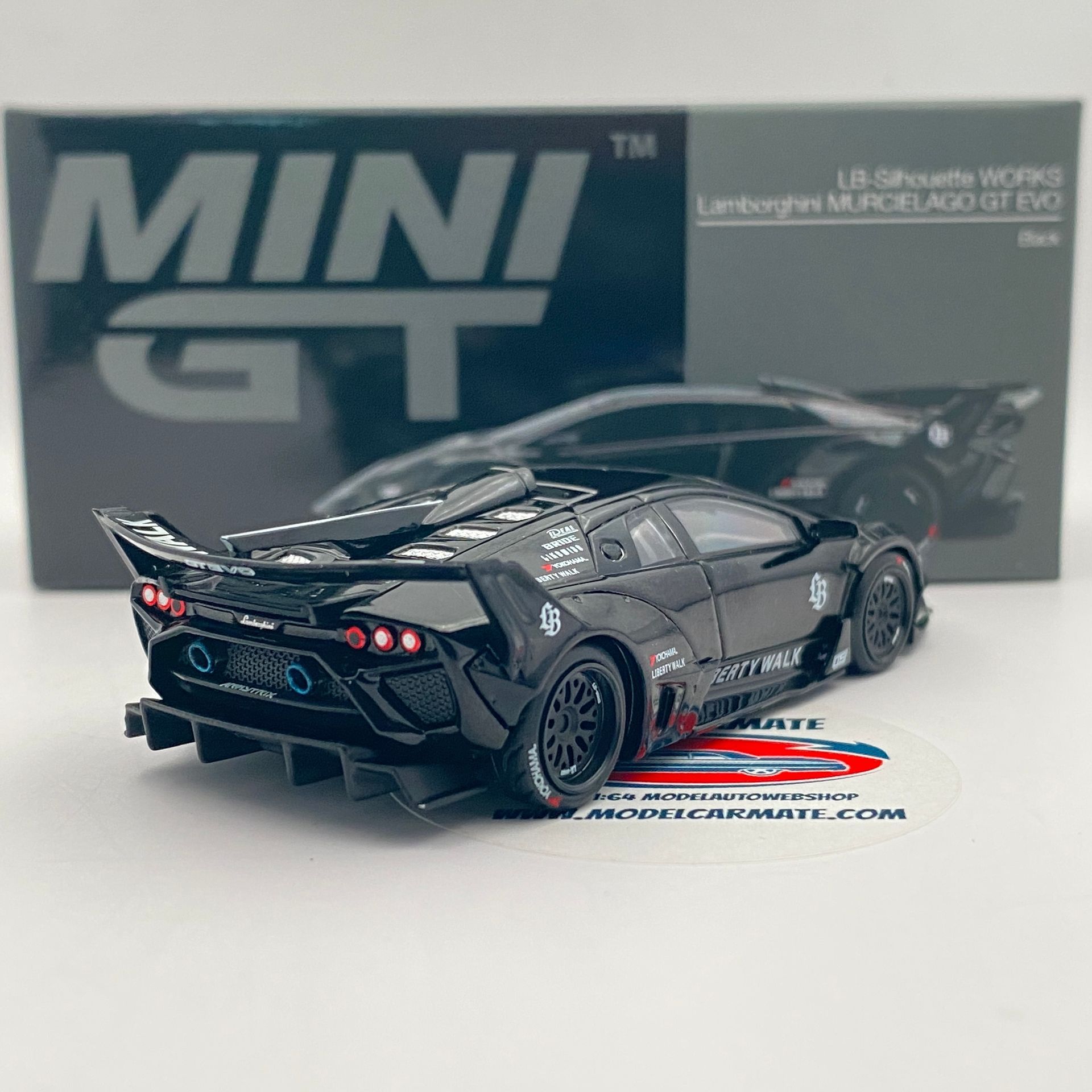 Mini GT LB Silhouette Works Lamborghini Muscielago GT EVO