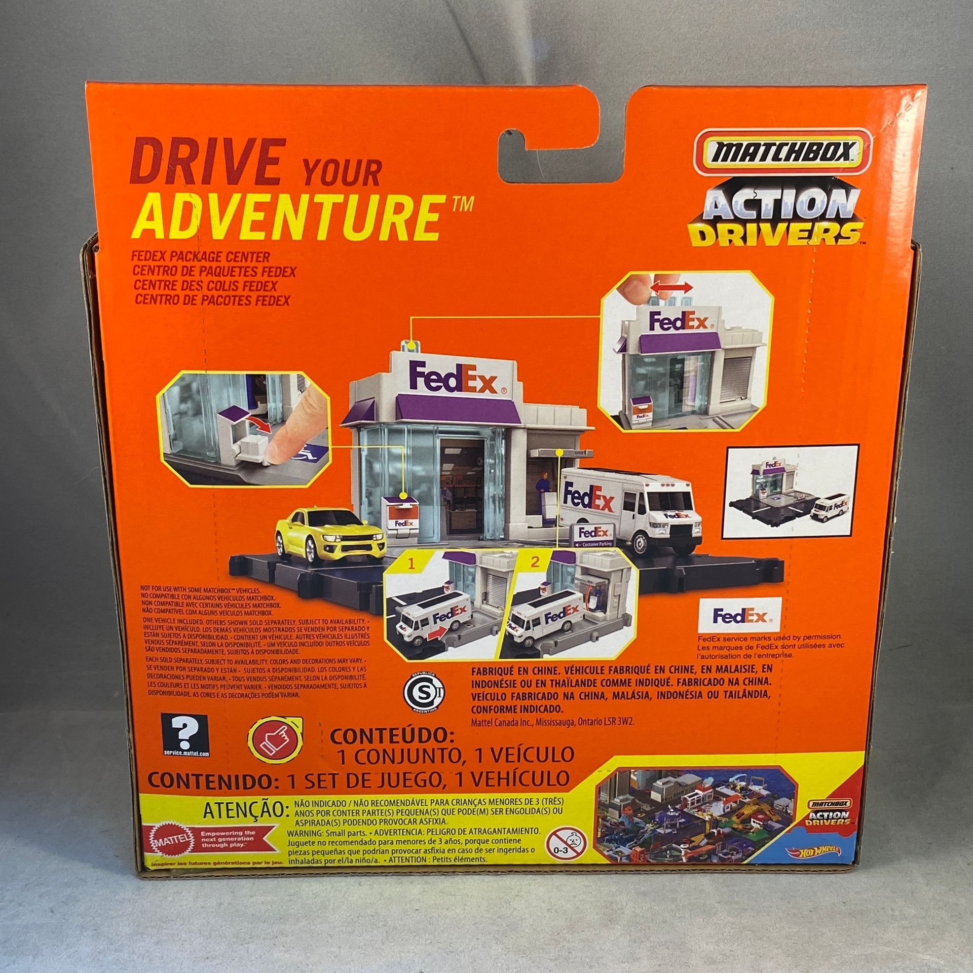 Matchbox Action Drivers FedEx Package Center