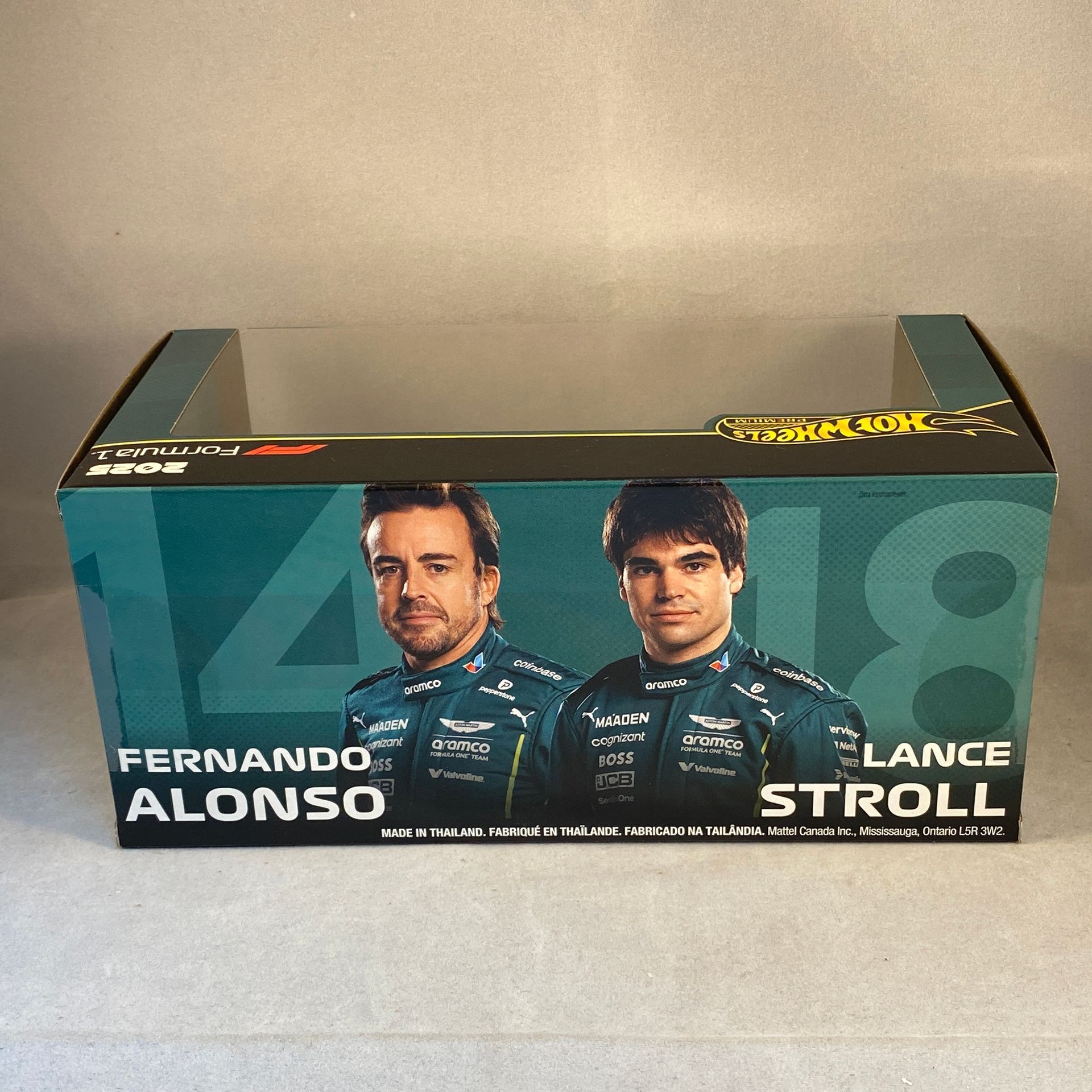 Hot Wheels Premium Aston Martin Aramco Formula One Team 2-Pack