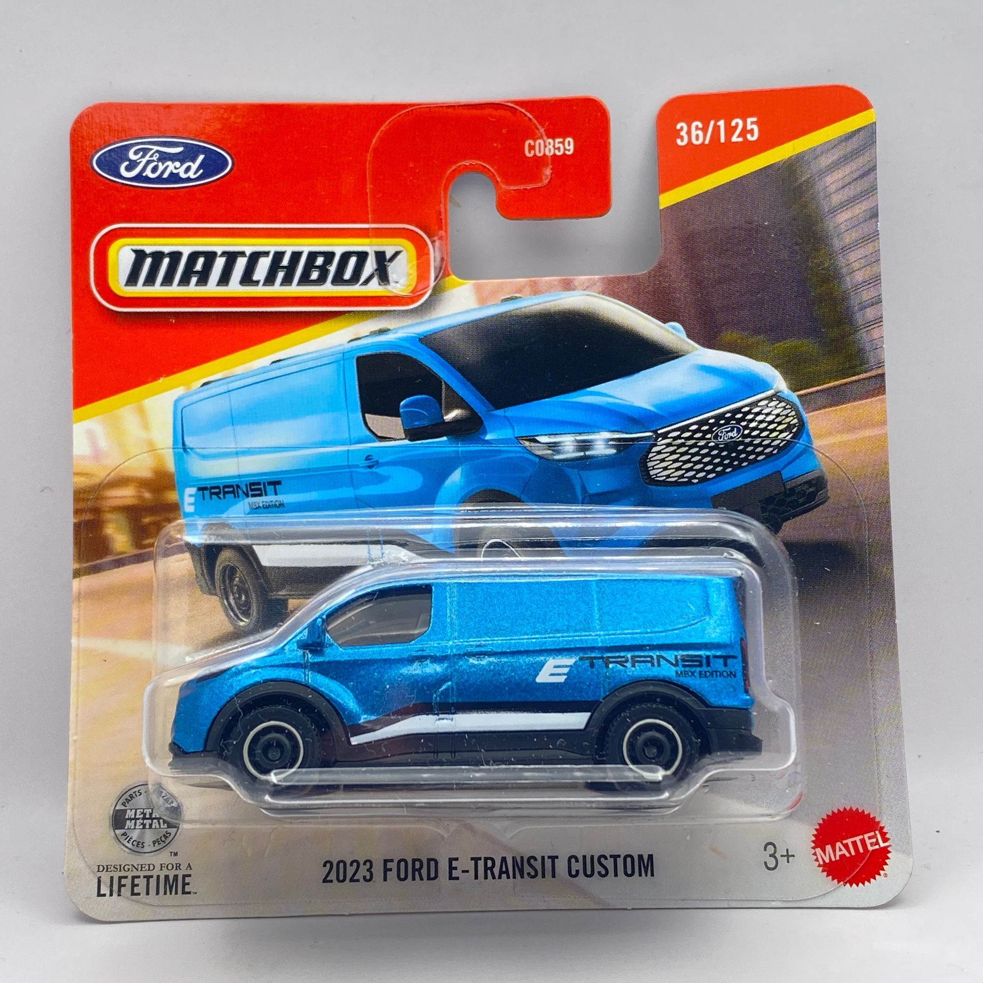 Matchbox 2023 Ford E-Transit Custom (bl) (M26)