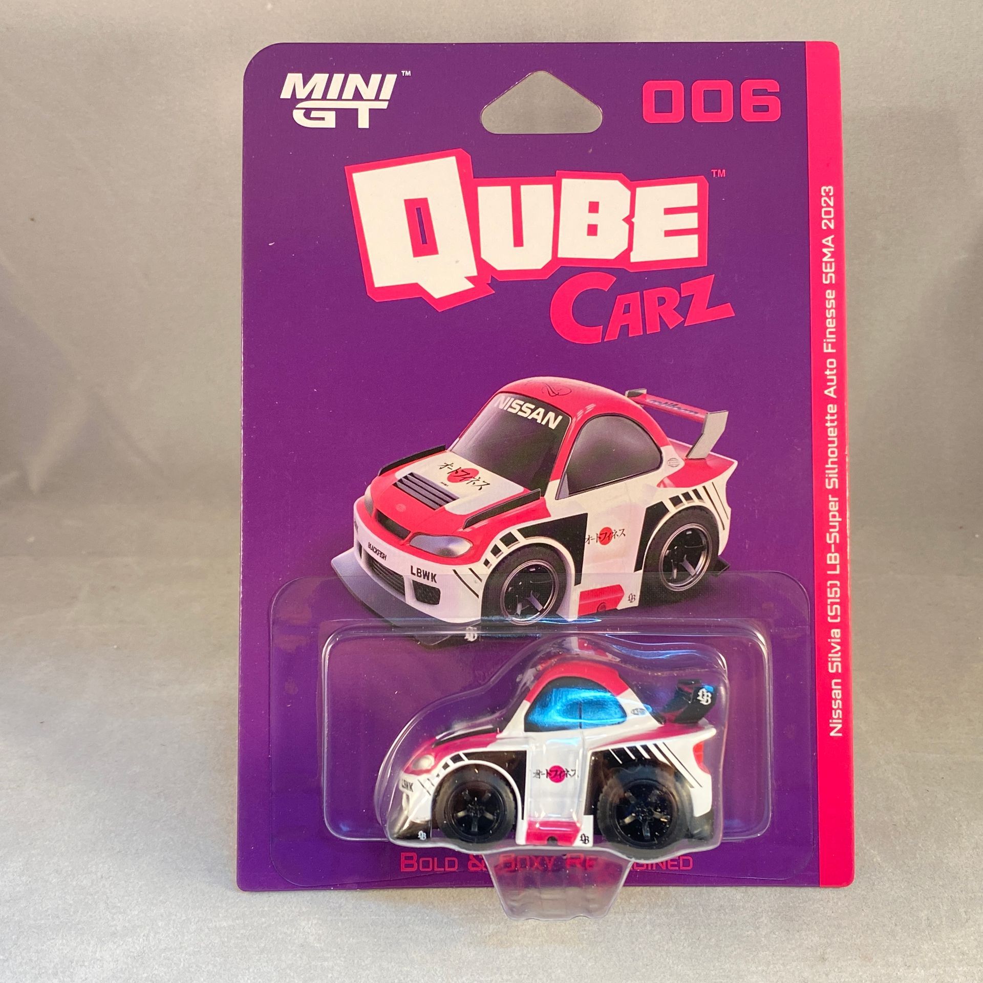 Mini GT Qube Carz - Nissan Silvia S15 LB-Super Silhouette Auto Finesse SEMA 2023 - 006