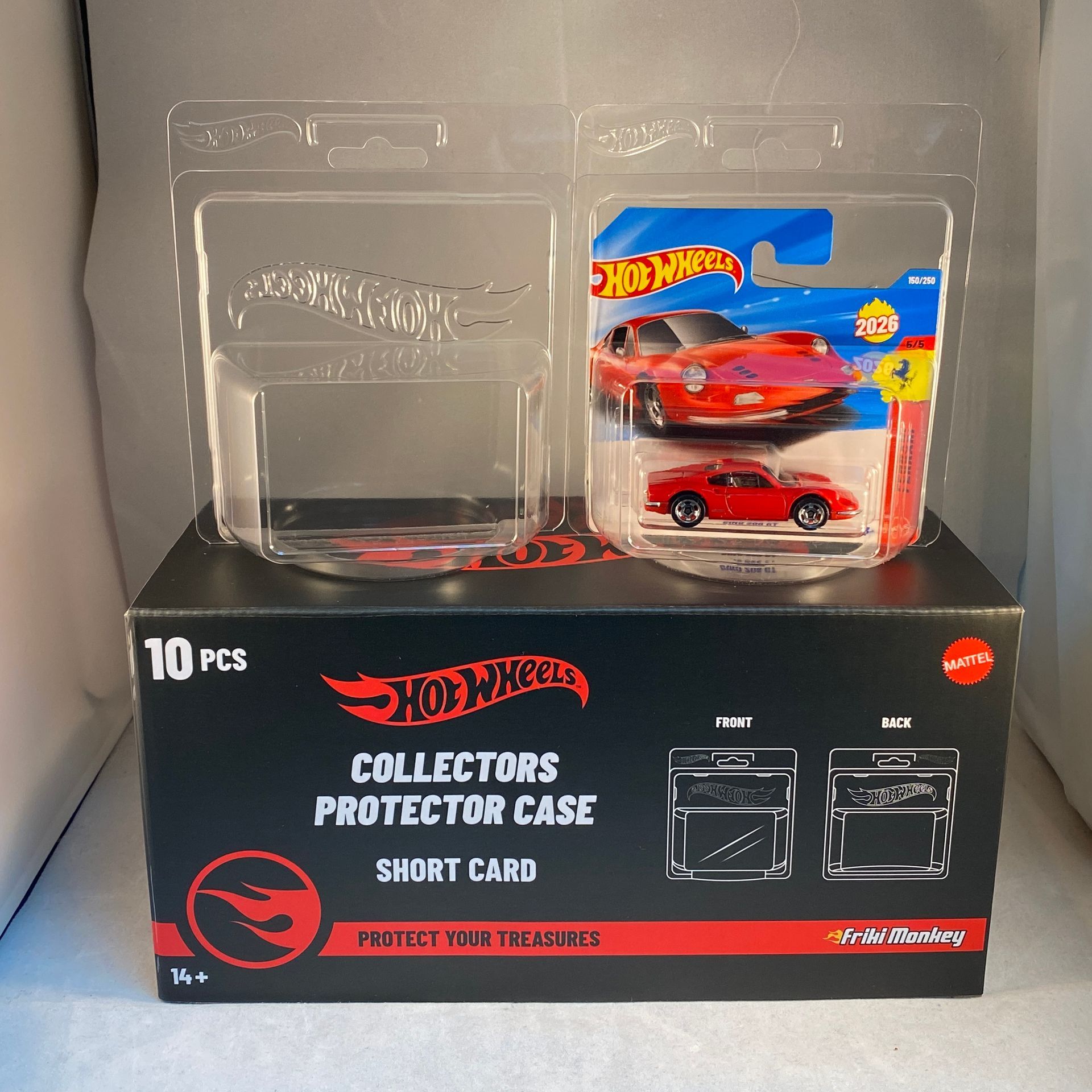Hot Wheels Protector Case Short Card (p.stuk)