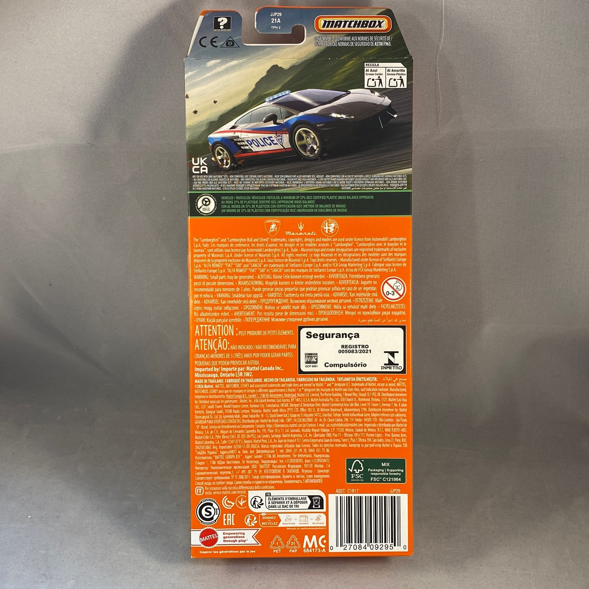 Matchbox 5 Pack - Italian Roads (JJP29)