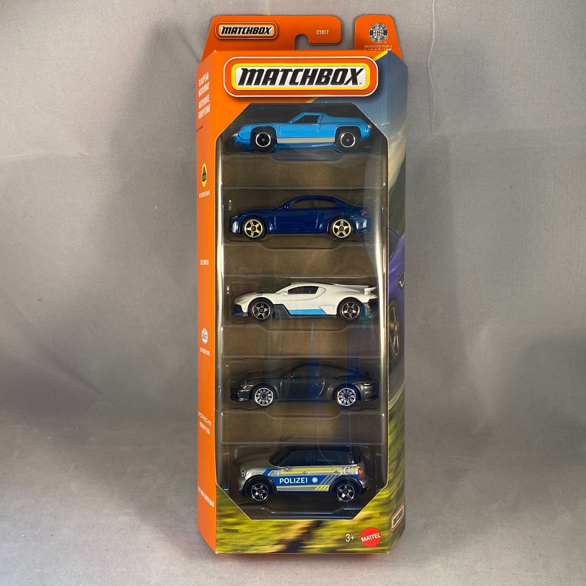 Matchbox 5 Pack - European Motorway (JJP32)