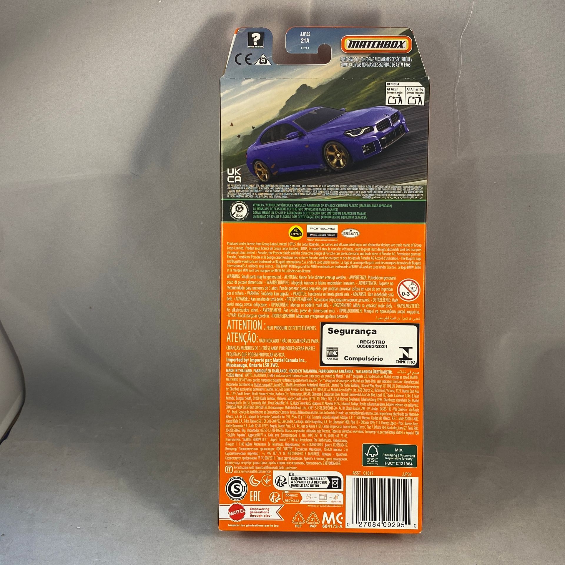 Matchbox 5 Pack - European Motorway (JJP32)