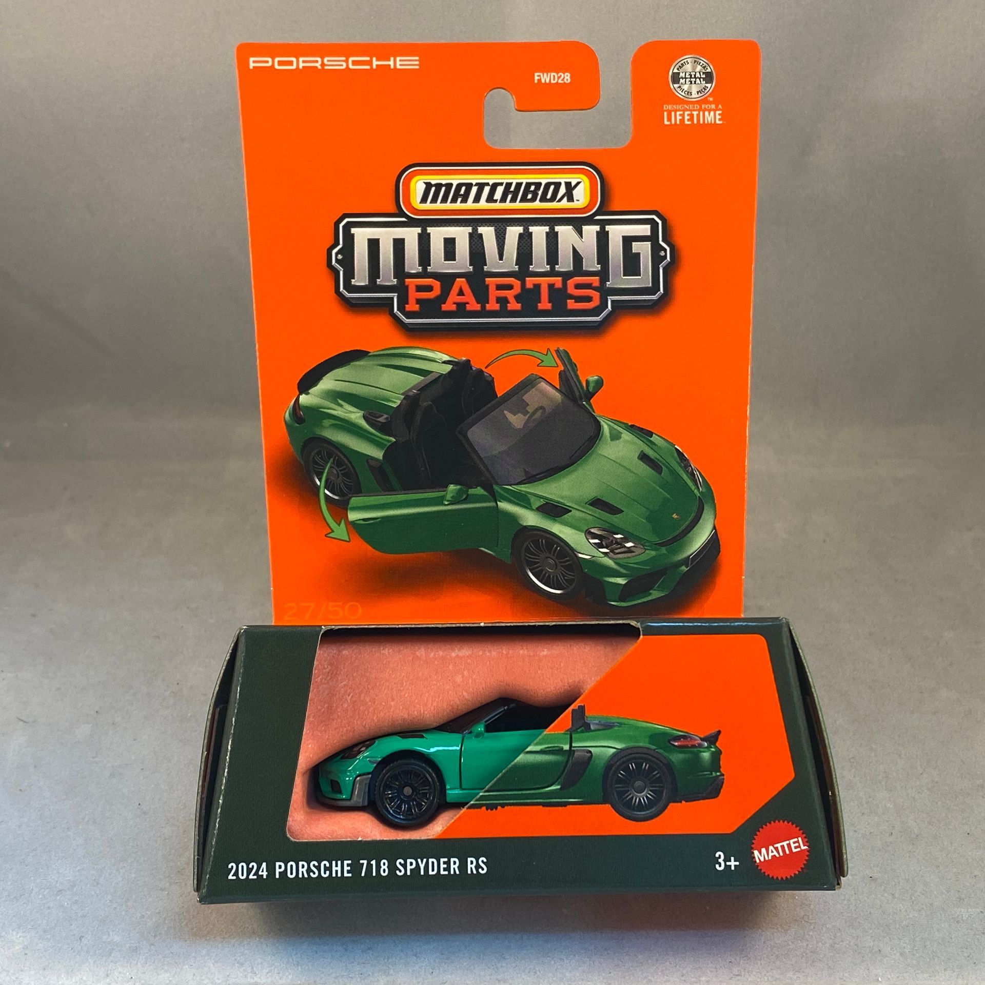 Matchbox Moving Parts - 2024 Porsche 718 Spyder RS