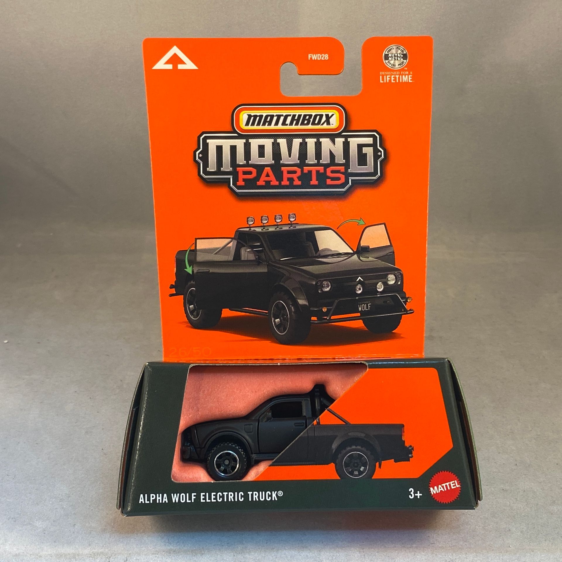 Matchbox Moving Parts - Alpha Wolf Electric truck