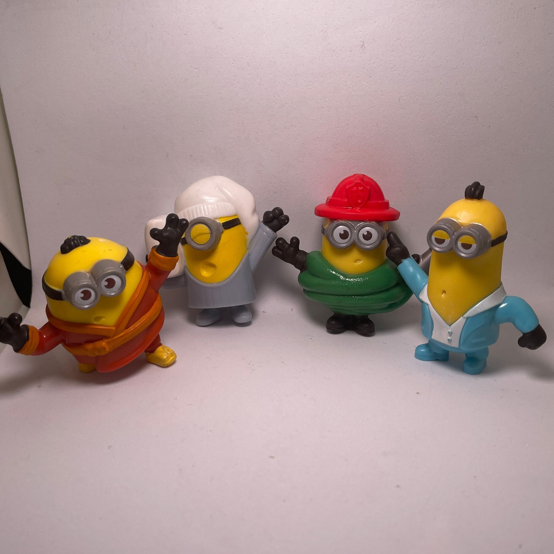 4x Minions McDonald's figuren 2019 – Happy Meal – Despicable Me